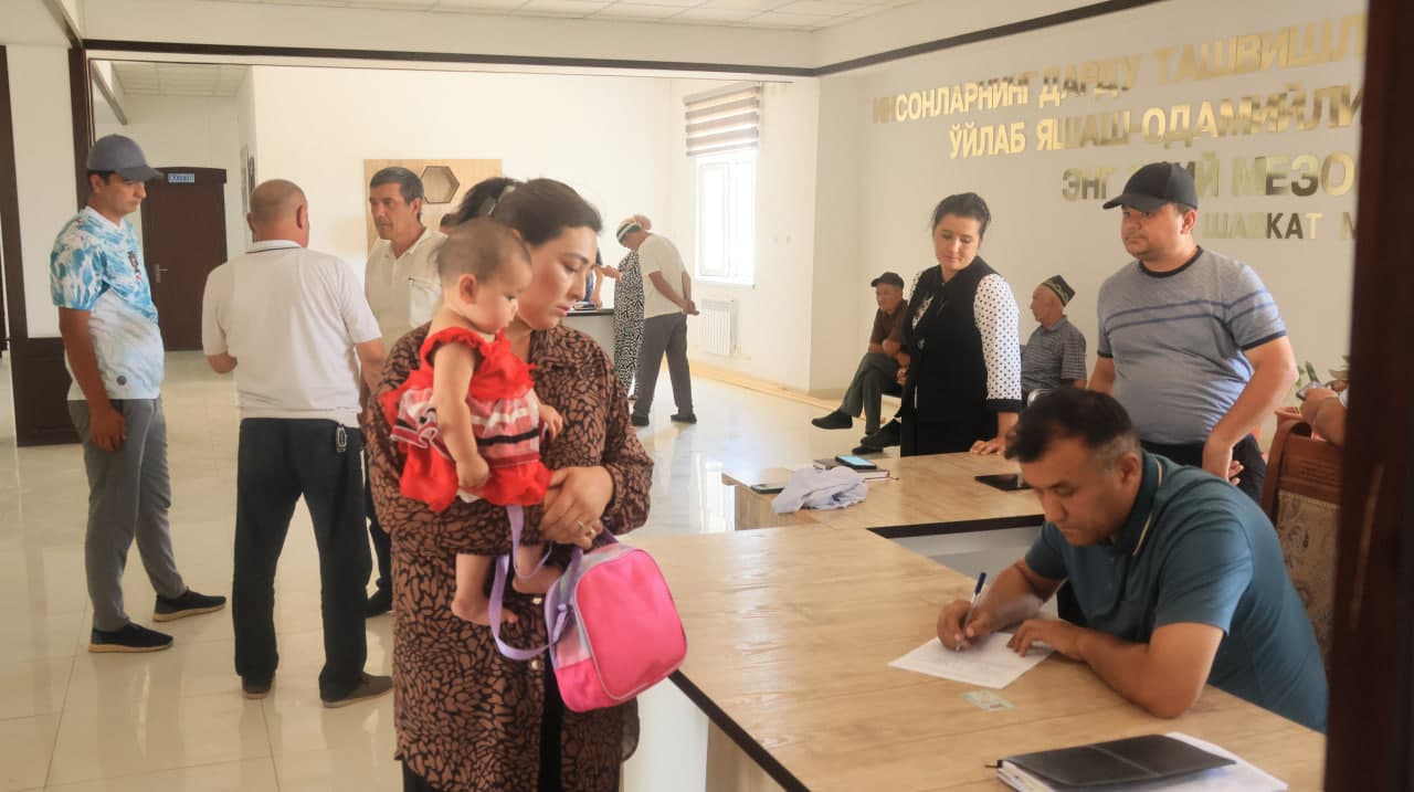YANGIOBOD TUMANI HOKIMINING NAVBATDAGI SHAXSIY QABULI O‘TKAZILDI