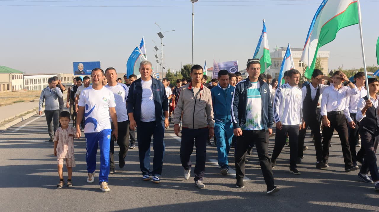 “SOG‘LIQ UCHUN 5000 QADAM” MARAFONI O‘TKAZILDI