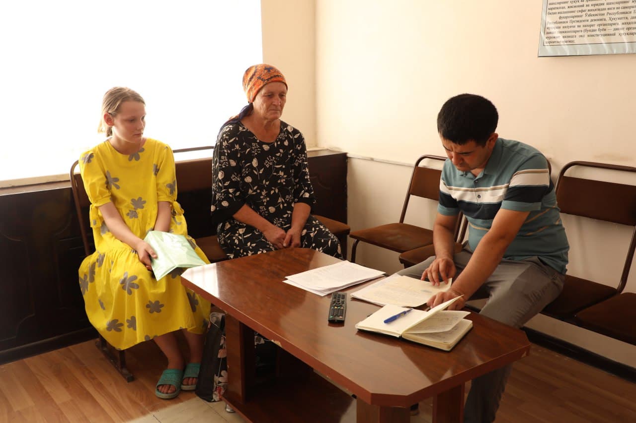 Sirdaryo tumanida fuqarolar bilan sayyor qabullar o‘tkazildi