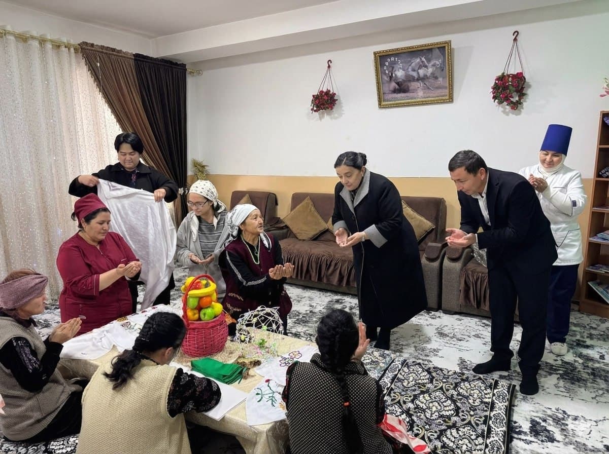 Bosh vazir o‘rinbosari “Muruvvat” ayollar internat uyida