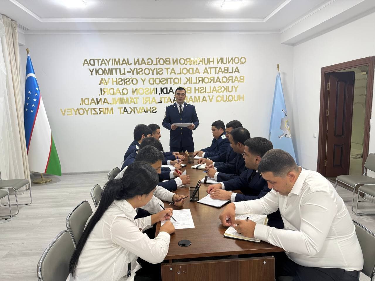 Матбуот анжумани ўтказилди