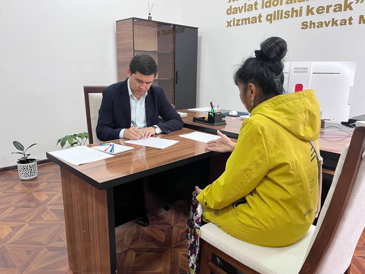 Sirdaryo tumani hokimi navbatdagi shaxsiy qabulini o‘tkazdi.