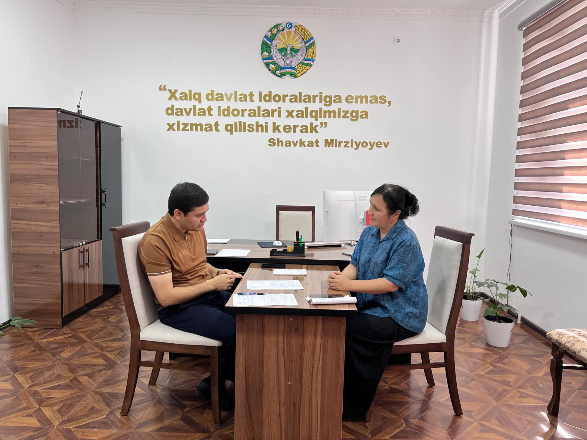Sirdaryo tumani hokimi navbatdagi shaxsiy qabulini o‘tkazdi.