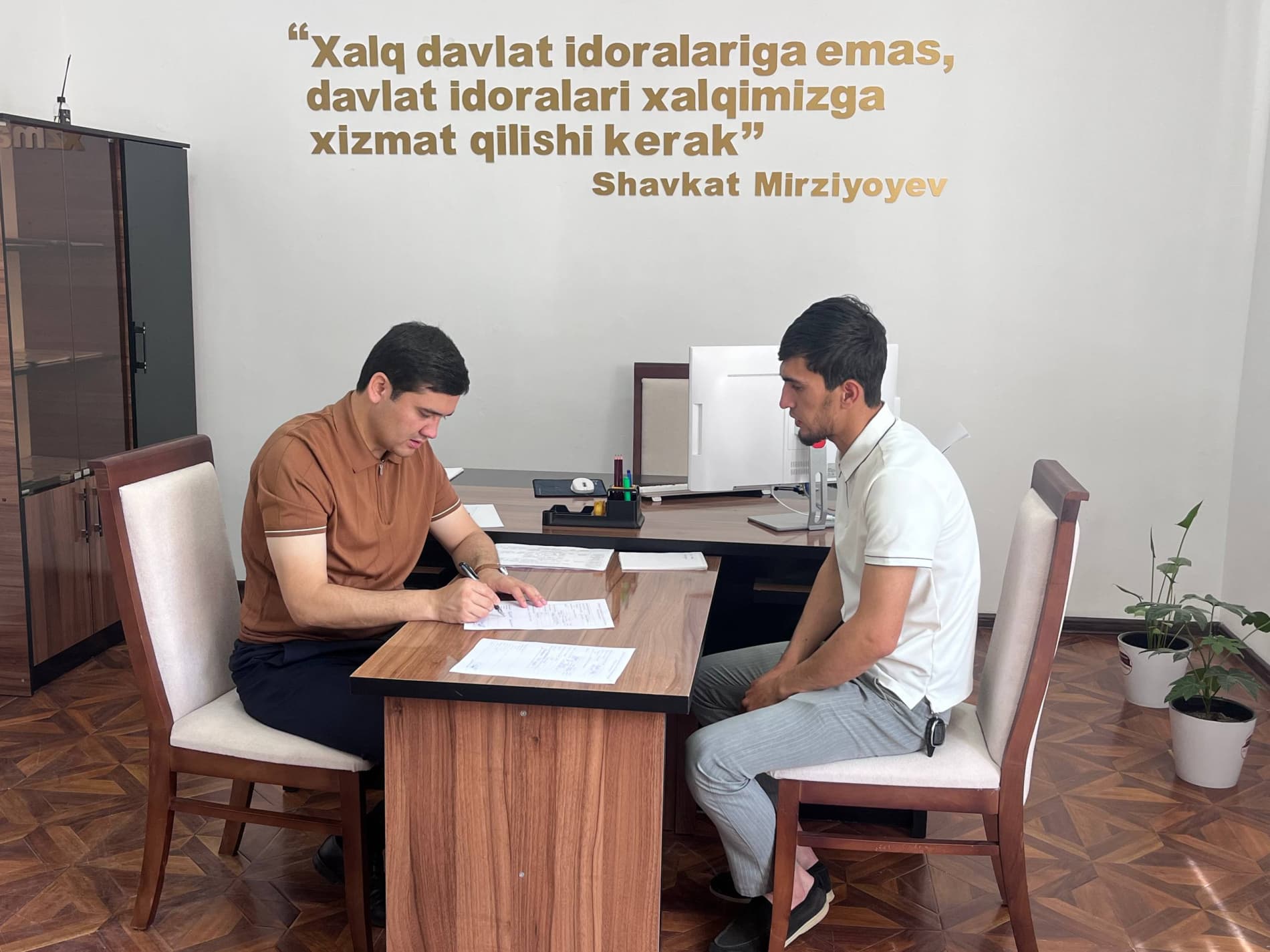 Sirdaryo tumani hokimi navbatdagi shaxsiy qabulini o‘tkazdi.