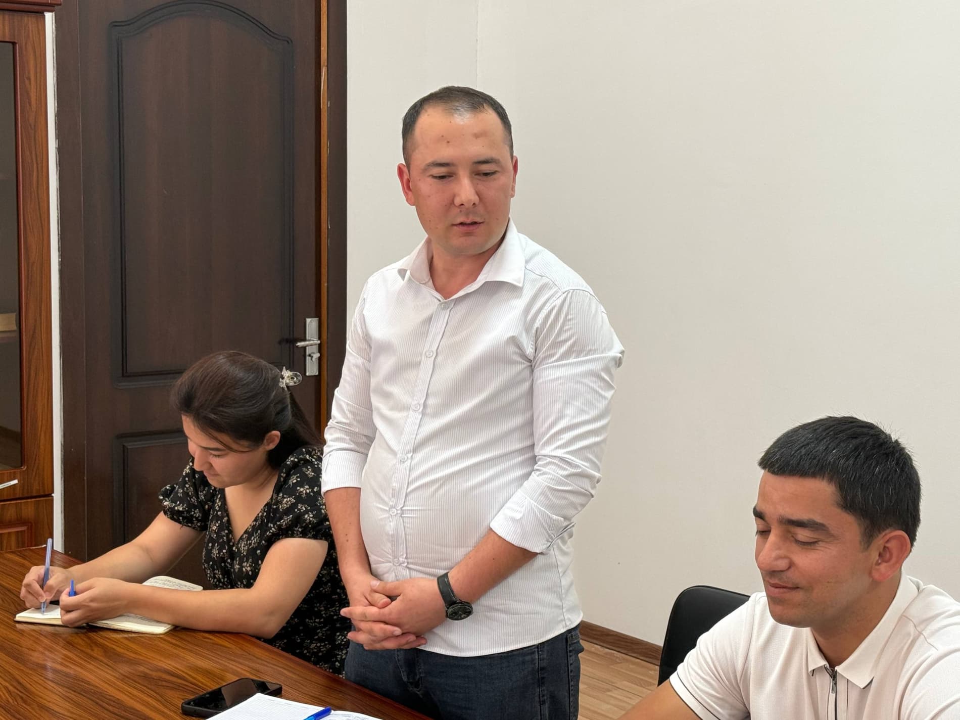 Матбуот анжумани ўтказилди