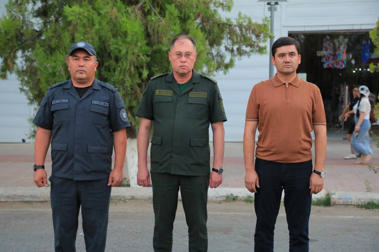 Sirdaryo tumanida “Xavfsiz va sog‘lom yurt” tadbiri doirasida xizmat oldi yo‘riqnomasi o‘tkazildi.