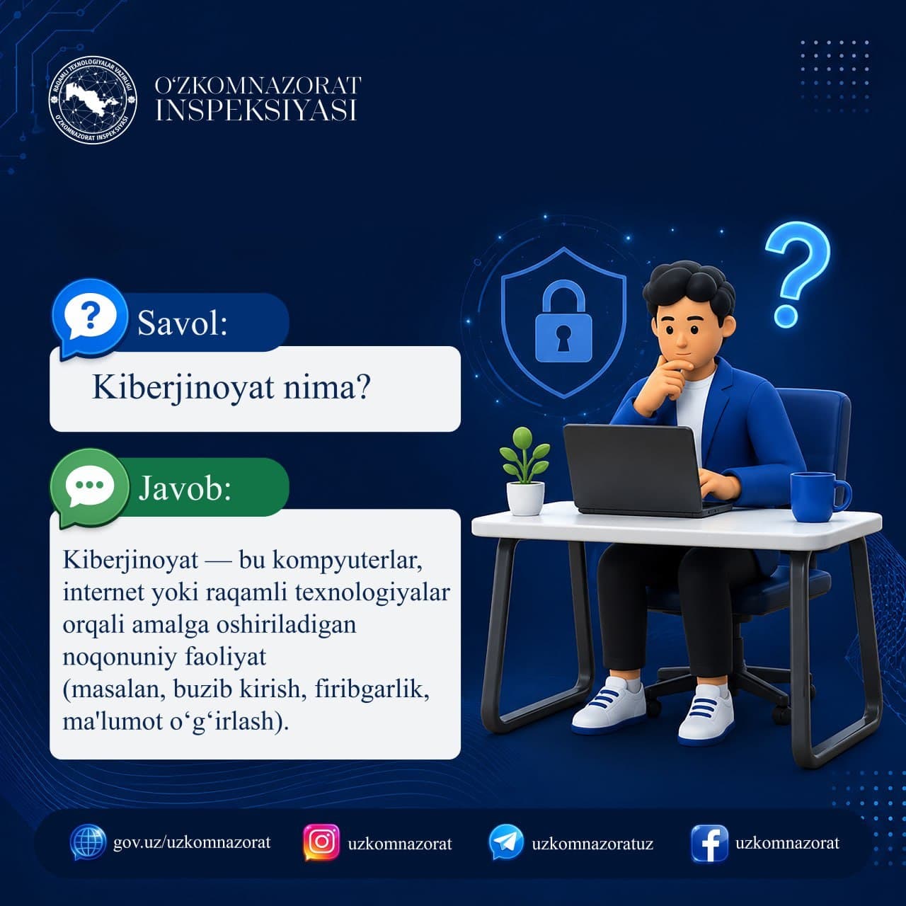 Kiberjinoyat nima?