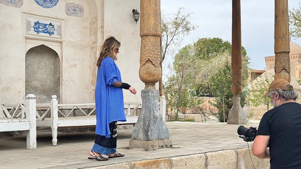 Творческая группа российской программы «Жизнь других» в Бухаре