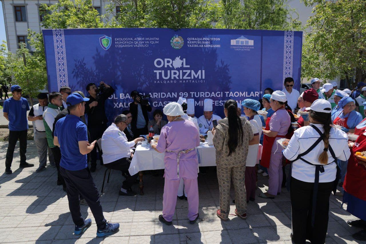 “Orol baliqlaridan 99 turdagi taomlar” xalqaro gastronomik festivali o‘tkazildi