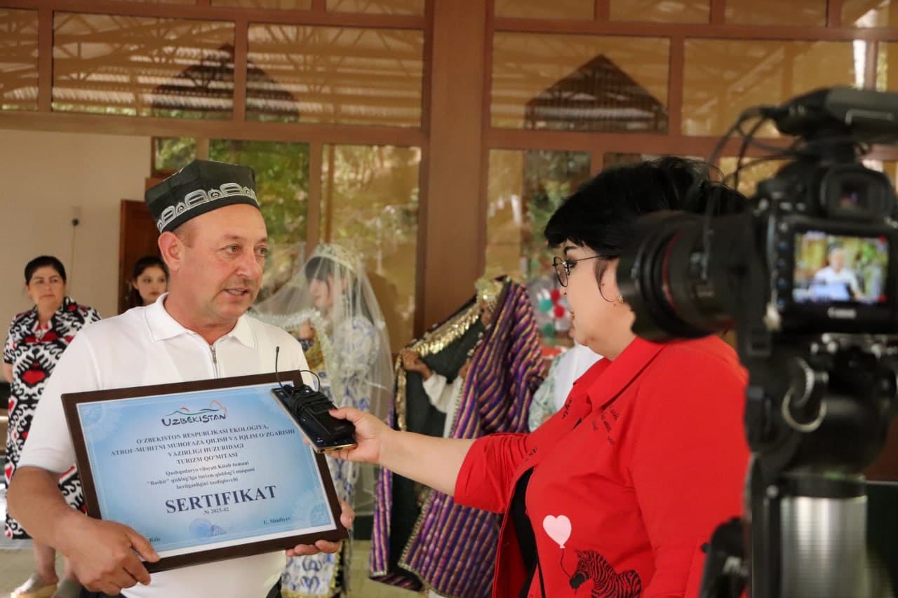 Селам «Кайнар» и «Башир» Кашкадарьинской области официально присвоен статус «Туристической деревни»