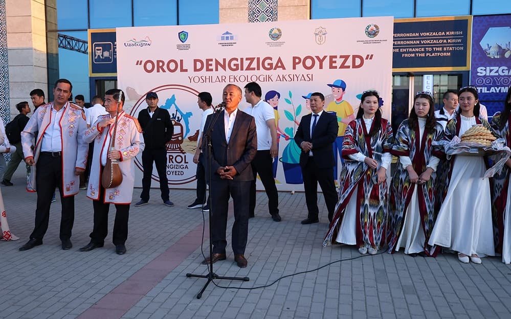 “Orol dengiziga poyezd” yoshlarni turizmni rivojlantirish va tabiatni muhofaza qilish uchun birlashtiradi