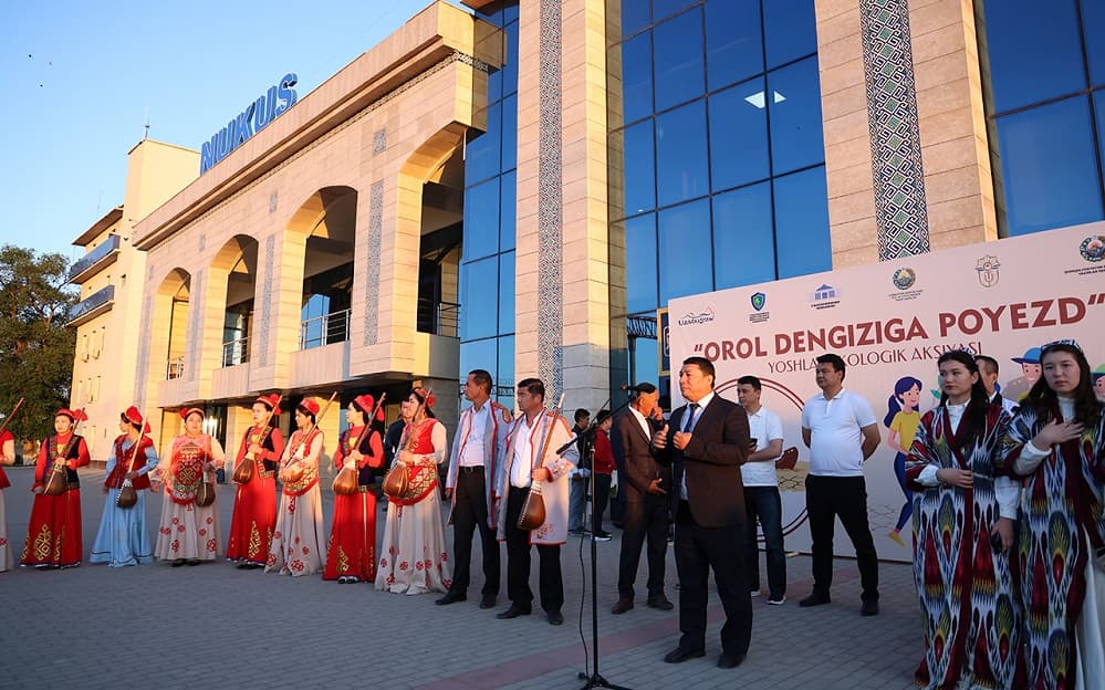 “Orol dengiziga poyezd” yoshlarni turizmni rivojlantirish va tabiatni muhofaza qilish uchun birlashtiradi