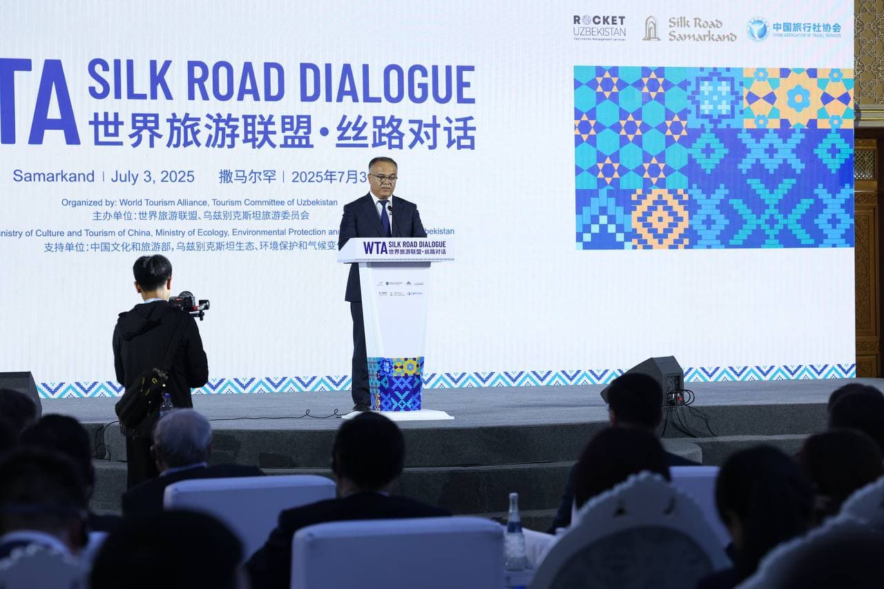 Samarqandda Butunjahon sayyohlik alyansining “Ipak yo‘lidagi turizm” xalqaro muloqoti bo‘lib o‘tmoqda