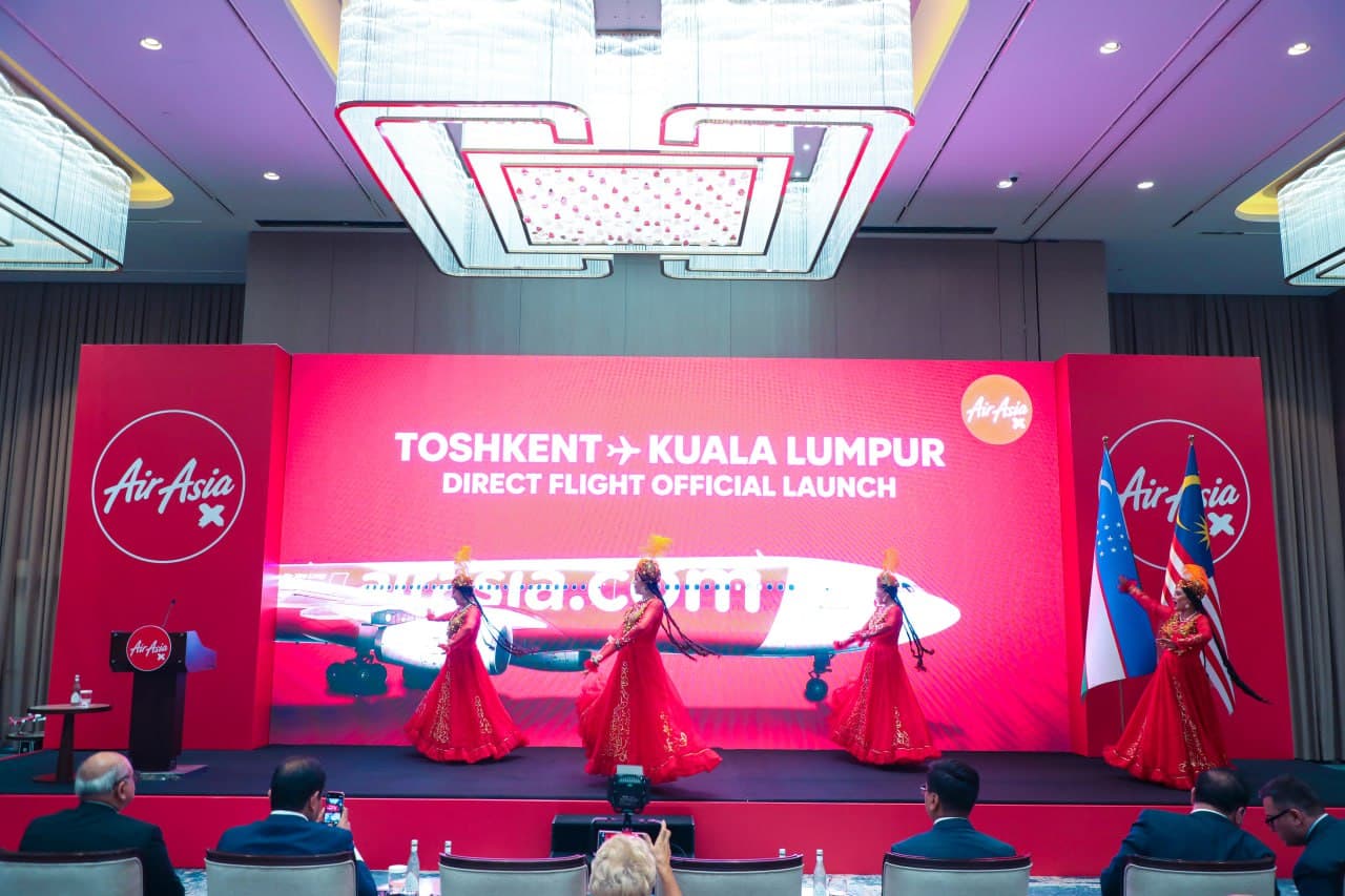 “AirAsia” aviakompaniyasi Toshkent orqali yangi qatnovlarni yo‘lga qo‘ymoqda