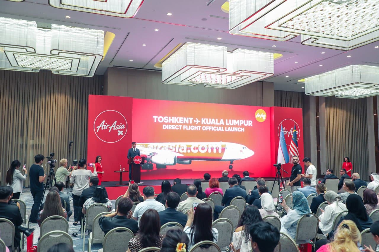 “AirAsia” aviakompaniyasi Toshkent orqali yangi qatnovlarni yo‘lga qo‘ymoqda