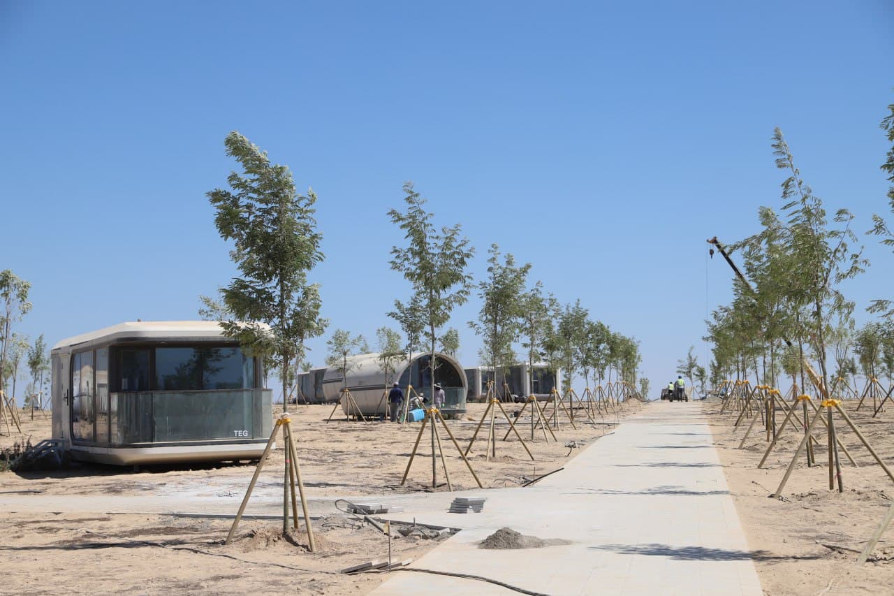 В туристической зоне Айдар-Арнасай создаётся новый экотуристический центр