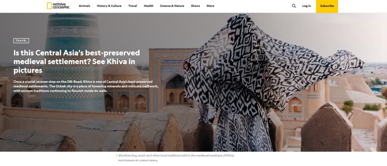 Хива в объективе National Geographic