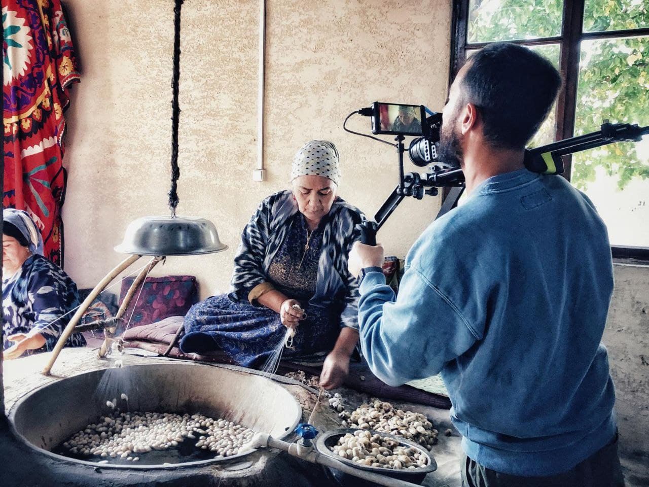 Творческая группа итальянского телеканала “Rai 3” в Узбекистане