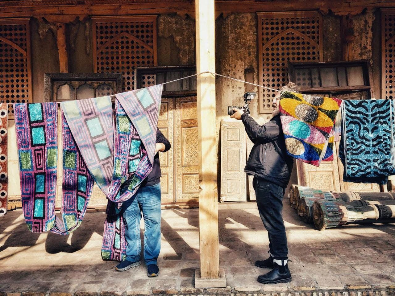 Творческая группа итальянского телеканала “Rai 3” в Узбекистане