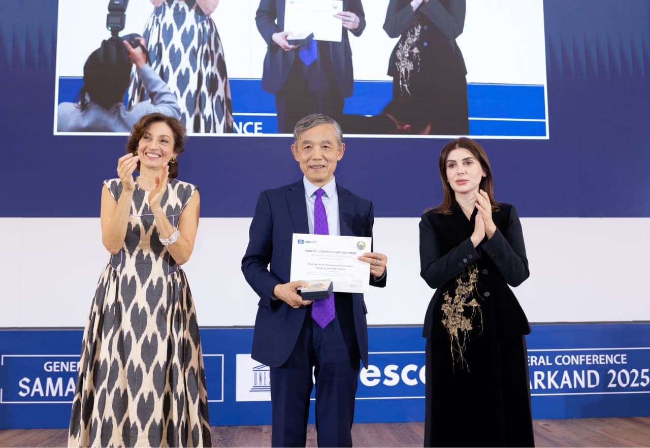 The laureates of the UNESCO–Uzbekistan Beruniy International Prize were announced in Samarkand