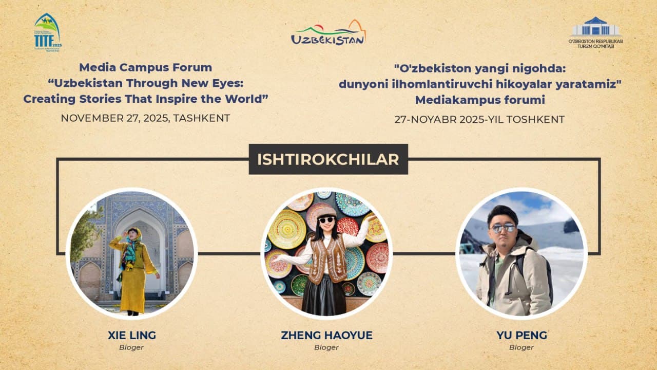 O‘zbekistondagi xalqaro media kampus - jahon blogerlari va OAV ko‘zi bilan mamlakatga yangicha nazar!