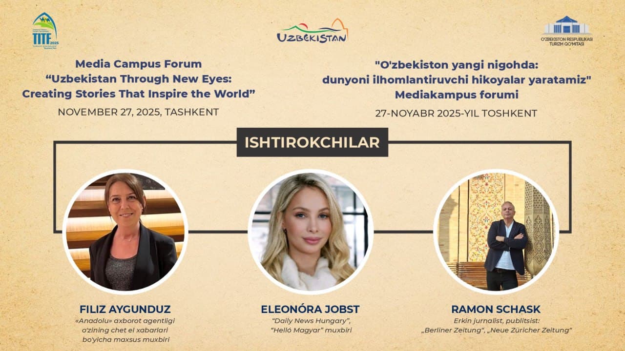 O‘zbekistondagi xalqaro media kampus - jahon blogerlari va OAV ko‘zi bilan mamlakatga yangicha nazar!