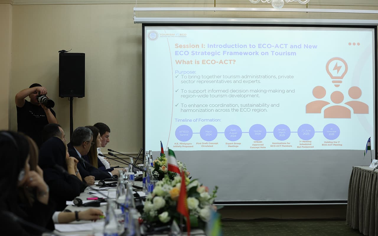 В Ташкенте состоялось первое заседание Консультативного комитета по туризму при Секретариате ОЭС