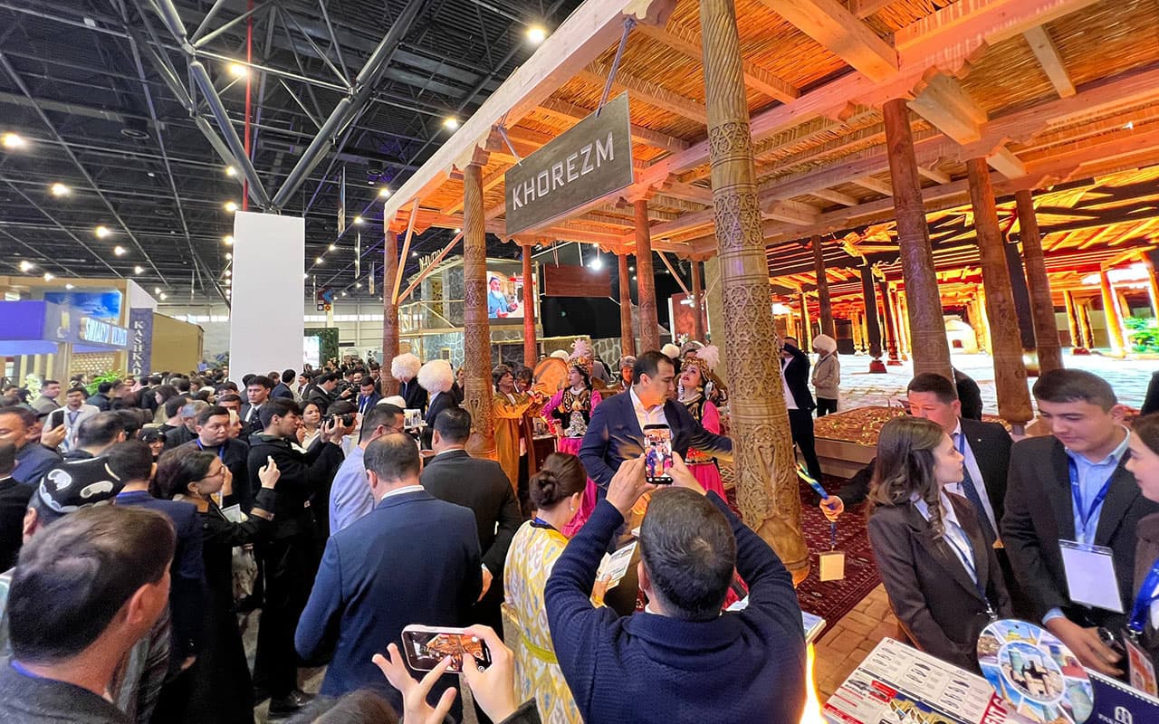 Xorazm viloyati delegatsiyasi “Ipak yo‘lida turizm” – Toshkent xalqaro turizm yarmarkasida ishtirok etmoqda