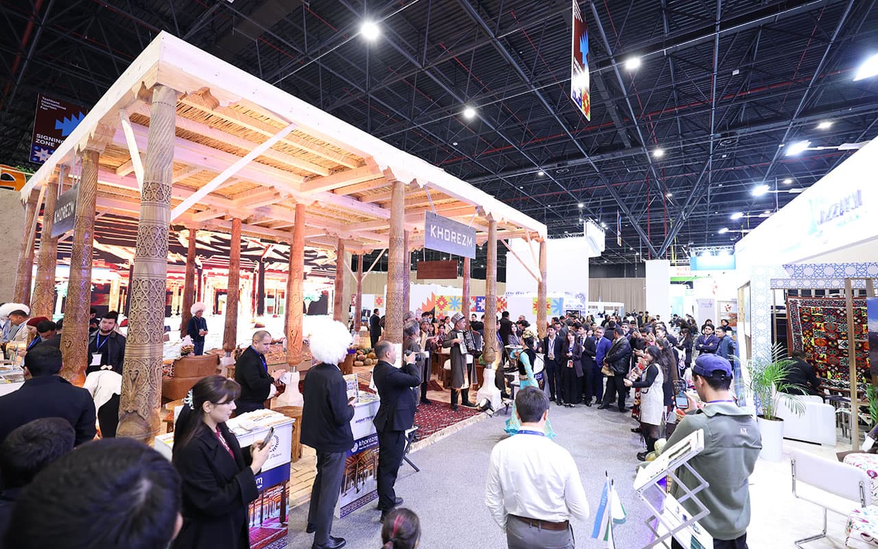 Xorazm viloyati delegatsiyasi “Ipak yo‘lida turizm” – Toshkent xalqaro turizm yarmarkasida ishtirok etmoqda