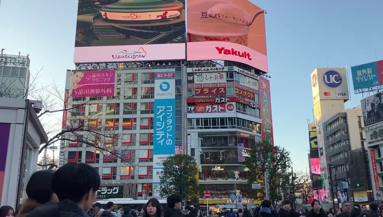 Tokio shahridagi “Shibuya” chorrahasidagi ekranda O‘zbekiston sayyohlik salohiyati targ‘ib qilinmoqda