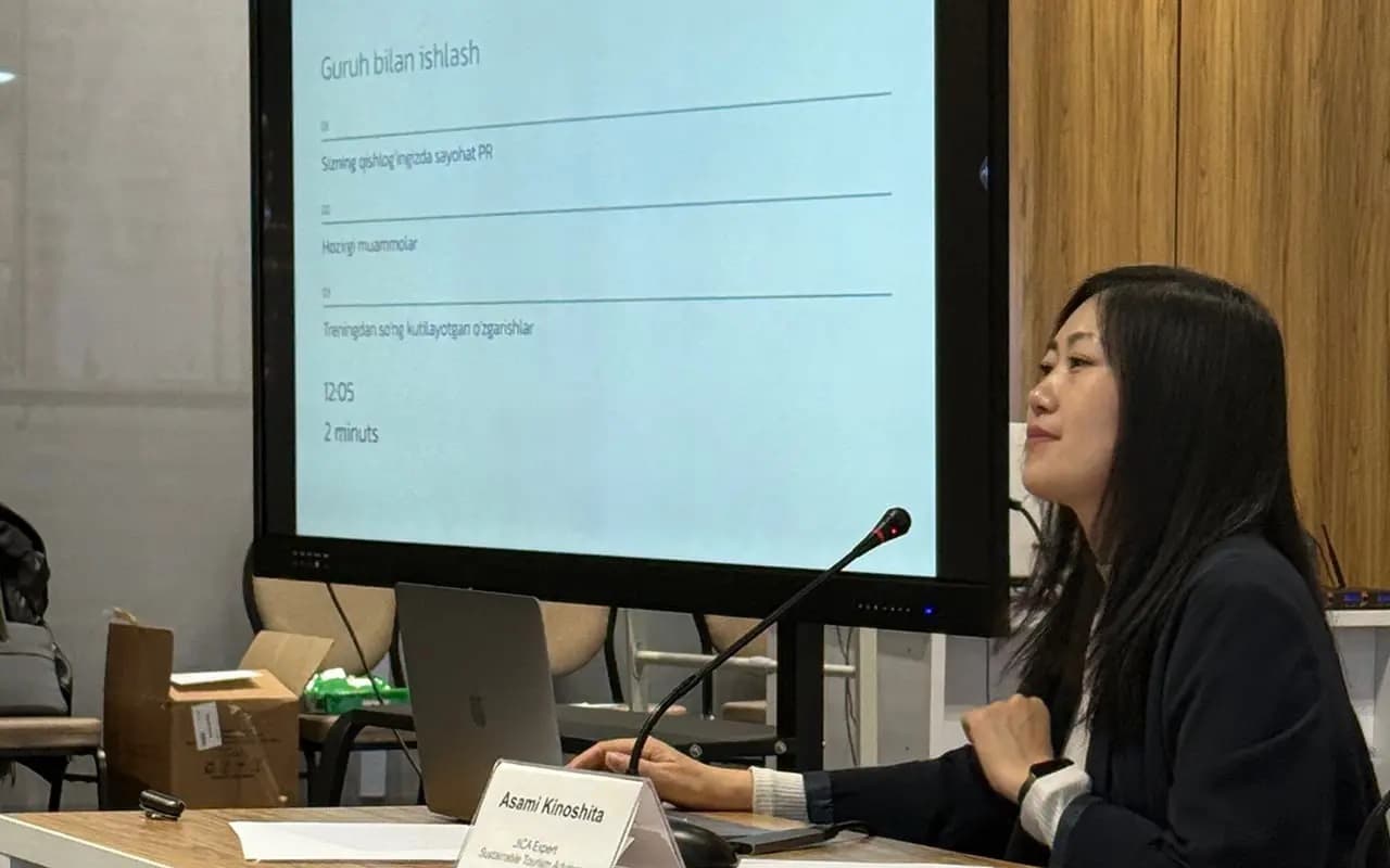 Международный семинар-тренинг по повышению качества услуг и маркетинга в туристических деревнях Самарканда