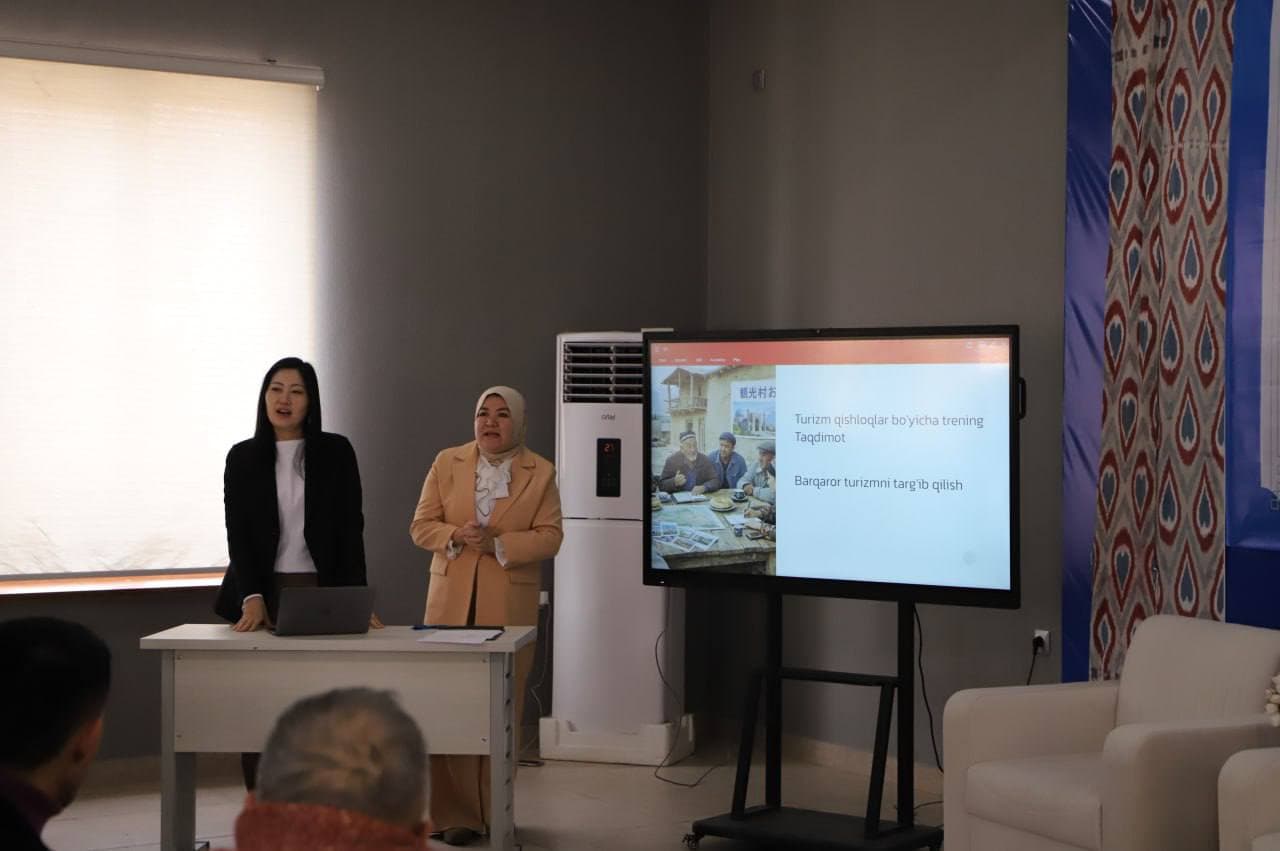 Seminar-training on improving service quality and marketing in the tourism villages of Fergana