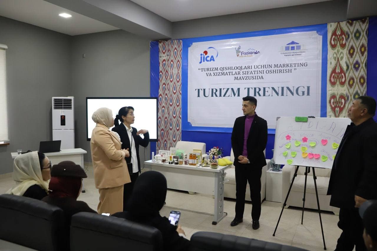 Seminar-training on improving service quality and marketing in the tourism villages of Fergana