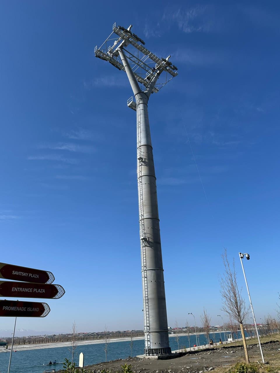 На территории Silk Road Samarkand строится канатная дорога