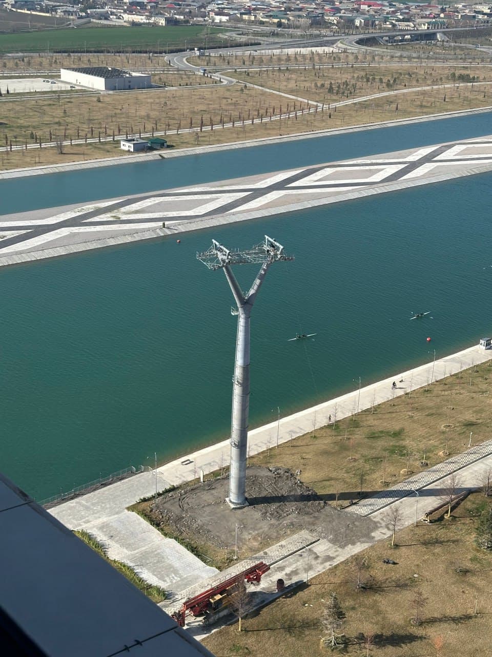 На территории Silk Road Samarkand строится канатная дорога