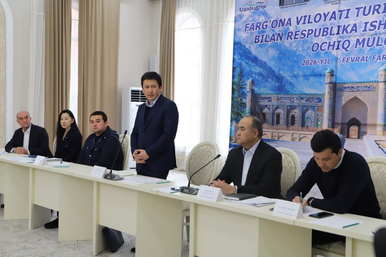 Farg‘ona viloyatida turizm sohasini rivojlantirish masalalariga bag‘ishlangan ochiq muloqot o‘tkazildi
