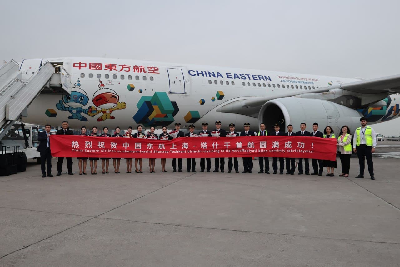 “China Eastern” has connected Tashkent and Shanghai with a direct air route