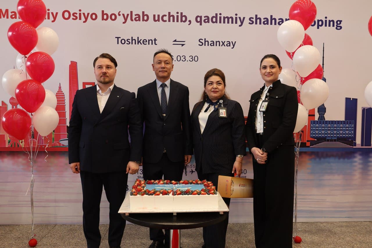 “China Eastern” has connected Tashkent and Shanghai with a direct air route