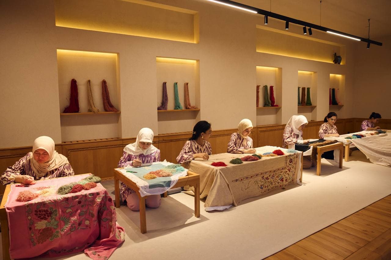 В рамках визита в Ташкент делегация «ООН Туризм» во главе с генеральным секретарём Шайха Насер Аль Новаис ознакомилась с рядом проектов в сфере культуры и ремесел