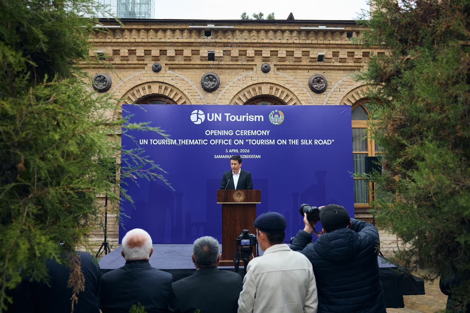 Samarqandda BMT Turizm “Ipak yo‘lida turizm” tematik ofisi ochildi va turizm oliygohi bitiruvchilariga sertifikatlar topshirildi