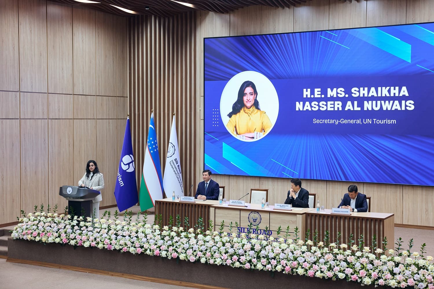 Samarqandda BMT Turizm “Ipak yo‘lida turizm” tematik ofisi ochildi va turizm oliygohi bitiruvchilariga sertifikatlar topshirildi