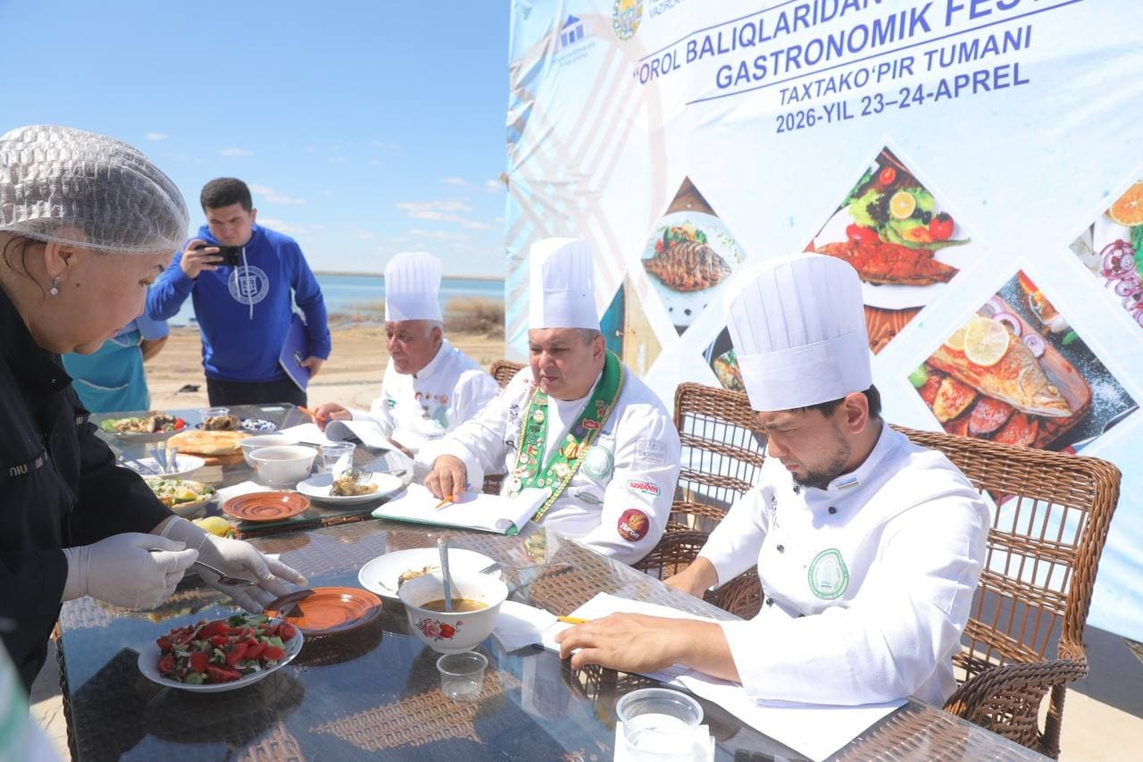 В Каракалпакстане прошёл гастрономический фестиваль «99 блюд из рыб Арала»