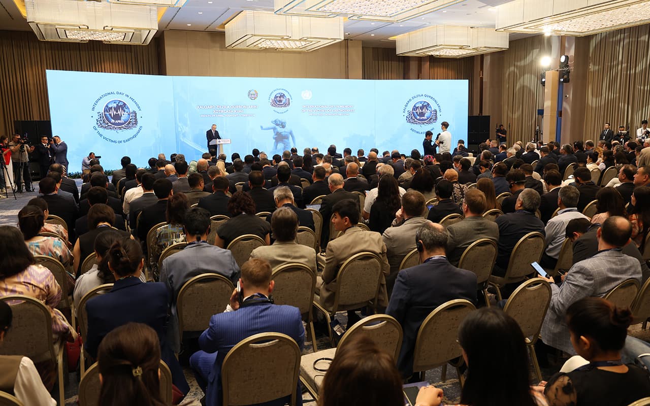 Tashkent hosts first conference dedicated to the International day of remembrance for earthquake victims