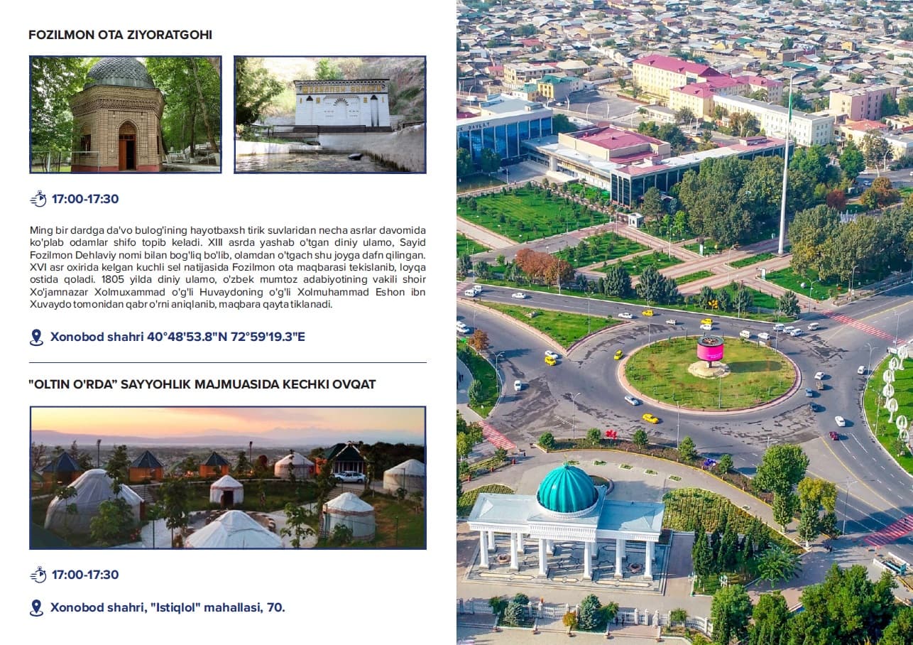 Special tourism programs developed for Andijan region