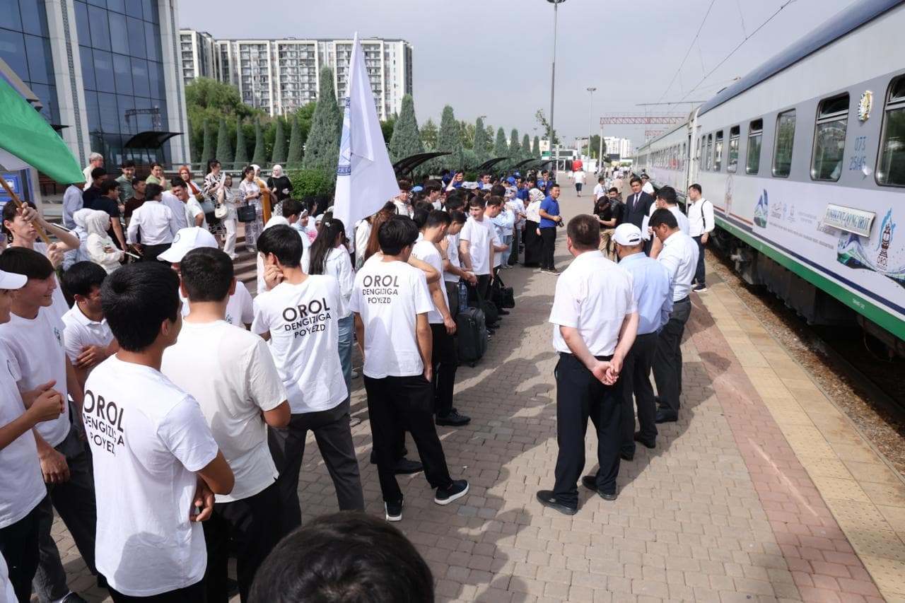 “Orol dengiziga poyezd” aksiyasi yoshlarni turizm va ekologiya atrofida birlashtirmoqda