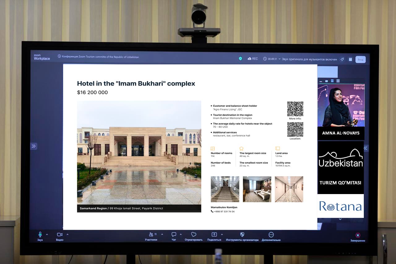 Известный гостиничный бренд "Rotana" планирует выйти на рынок Узбекистана