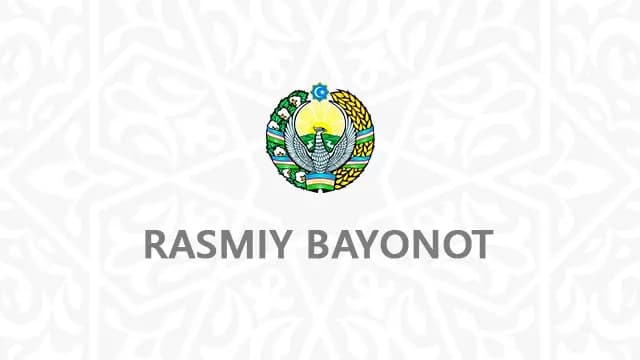 Rasmiy bayonot!