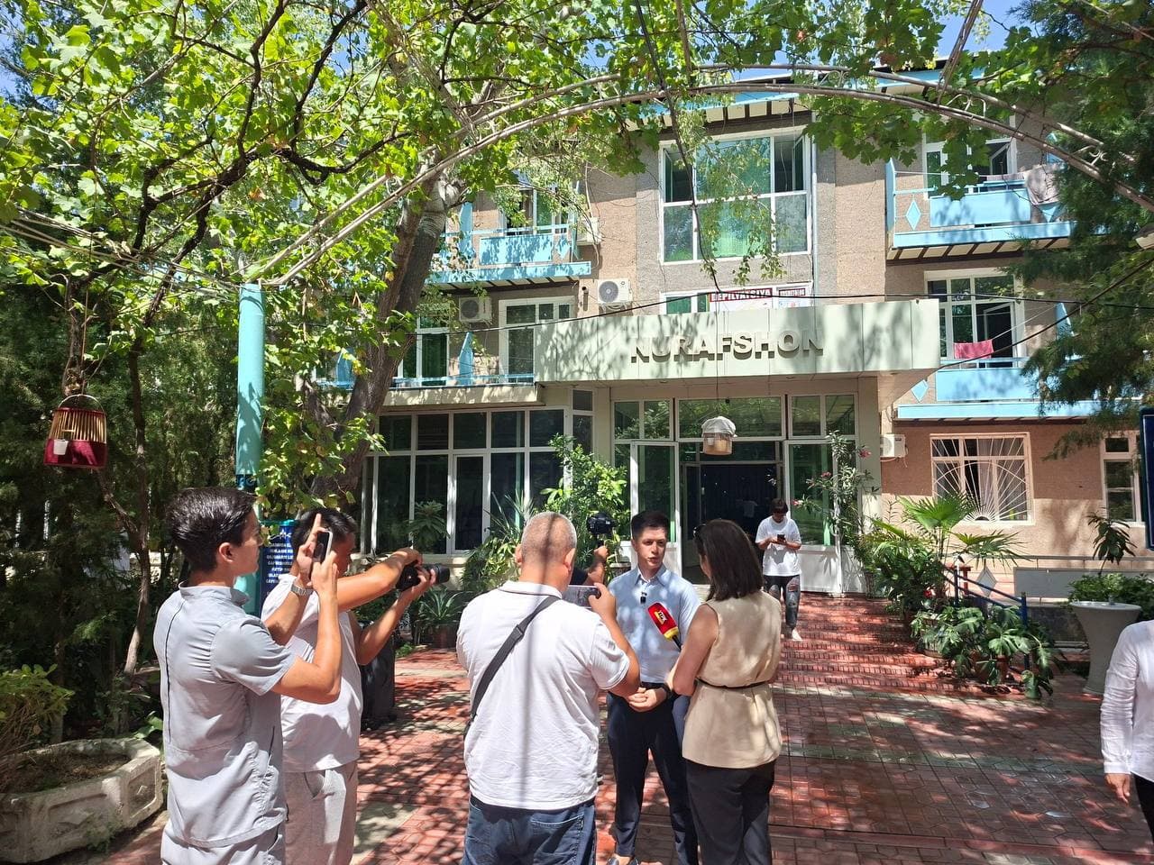 An info tour has been organized for Kyrgyz media representatives