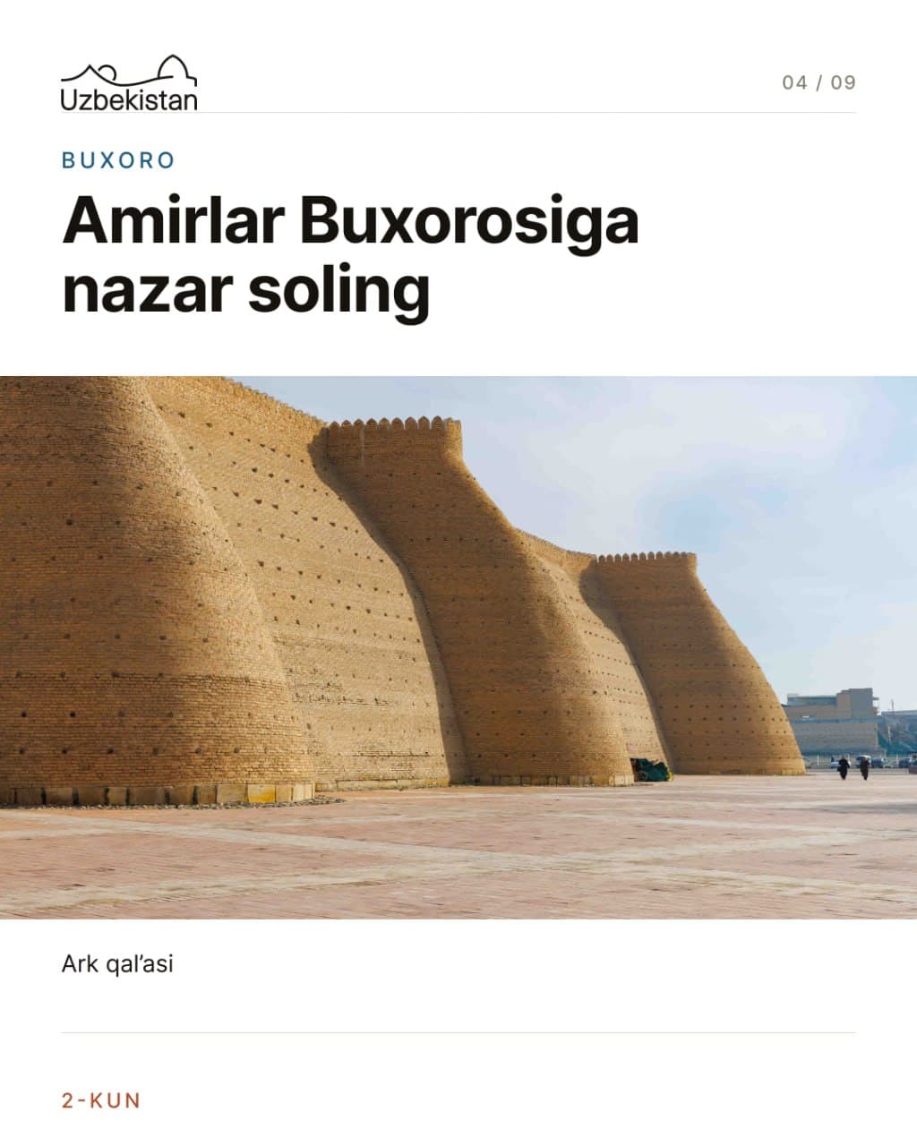 Want to make the most of four festive days? Discover Ancient Bukhara!