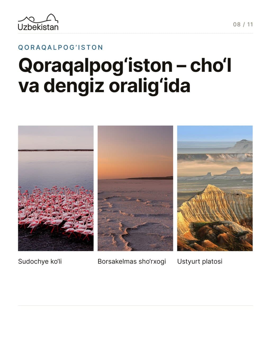 Pack your bags — we’re off to Khorezm and Karakalpakstan!